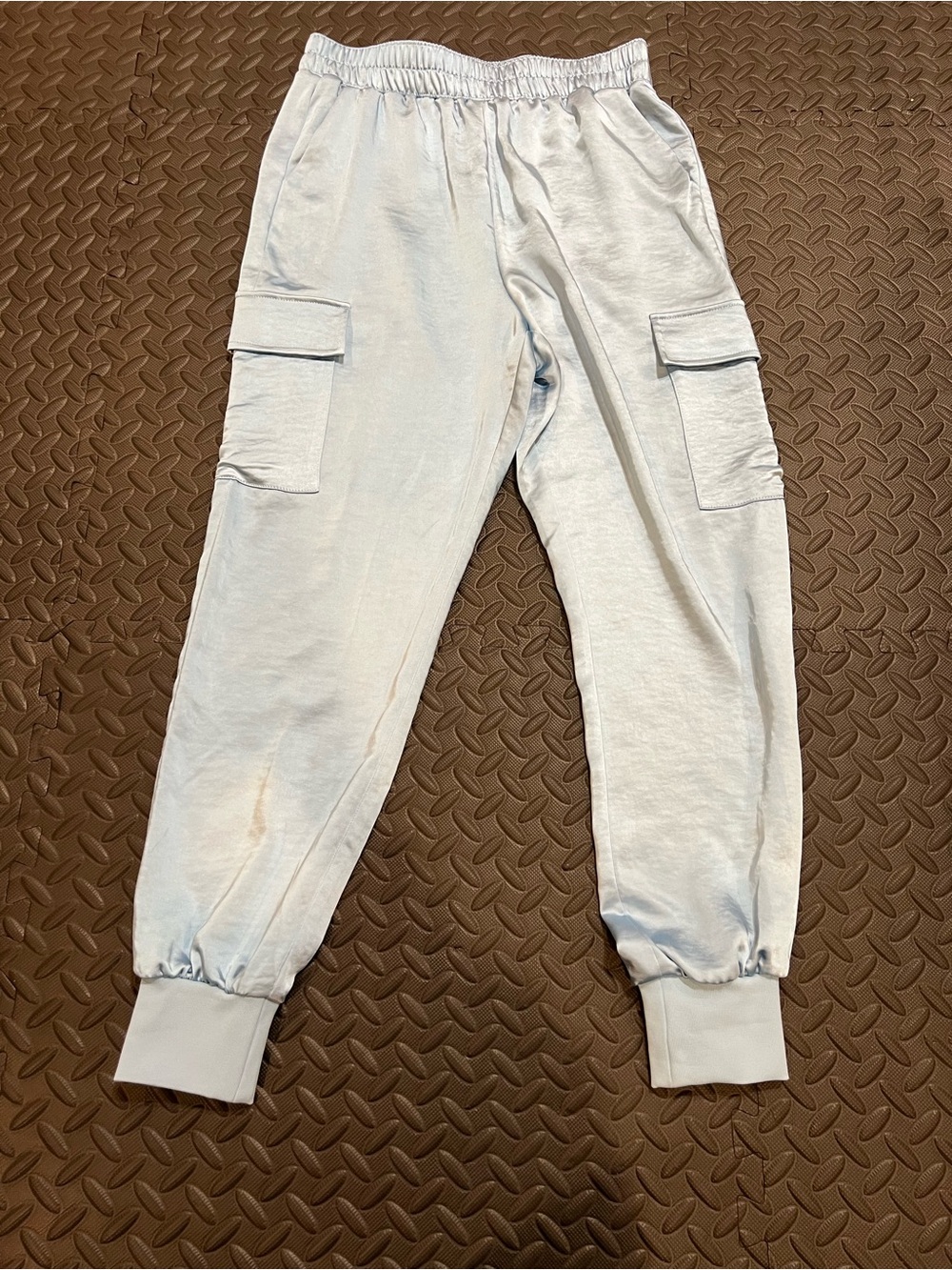 Women’s Light Blue Cargo Jogger Pants
